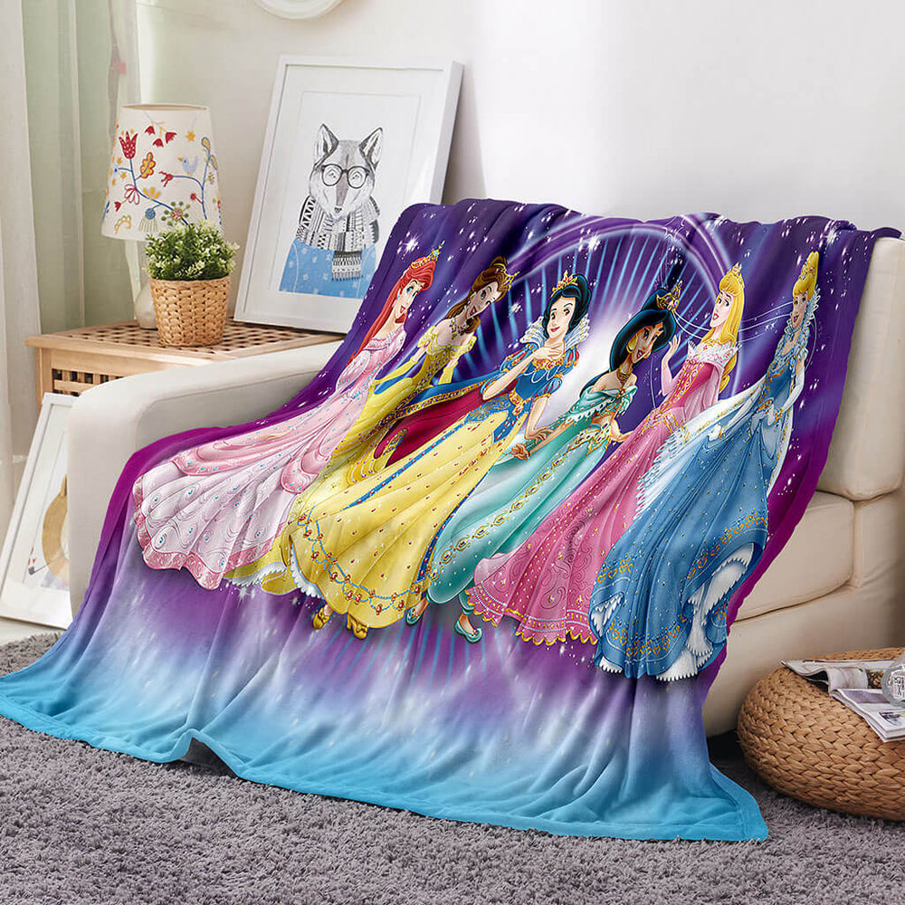 Disney Princess Snow White Blanket Flannel Throw Room Decoration (Online Order Only)