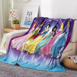 Disney Princess Snow White Blanket Flannel Throw Room Decoration (Online Order Only)
