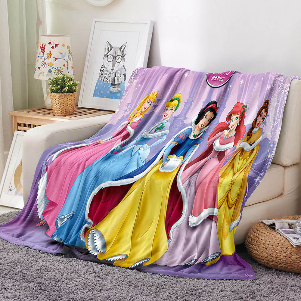Disney Princess Snow White Blanket Flannel Throw Room Decoration (Online Order Only)
