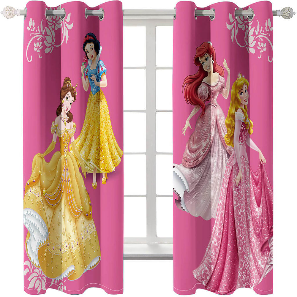 Disney Princess Snow White Curtains Blackout Window Treatments Drapes (Online Order Only)