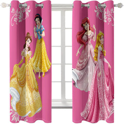 Disney Princess Snow White Curtains Blackout Window Treatments Drapes (Online Order Only)