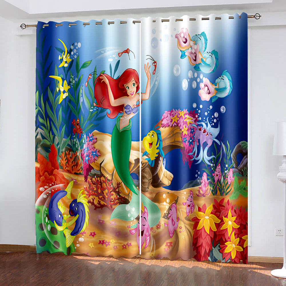 Disney Princess Snow White Curtains Blackout Window Treatments Drapes (Online Order Only)