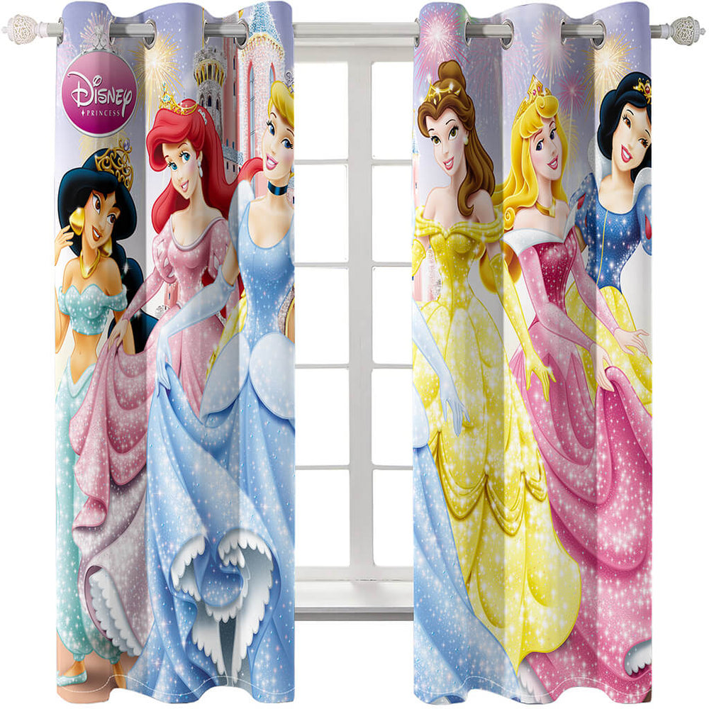 Disney Princess Snow White Curtains Blackout Window Treatments Drapes (Online Order Only)