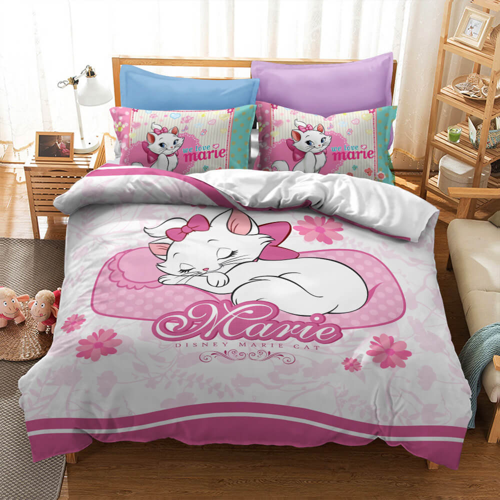 Disney The Aristocats Marie Cat Bedding Sets Quilt Cover Without Filler (Online Order Only)