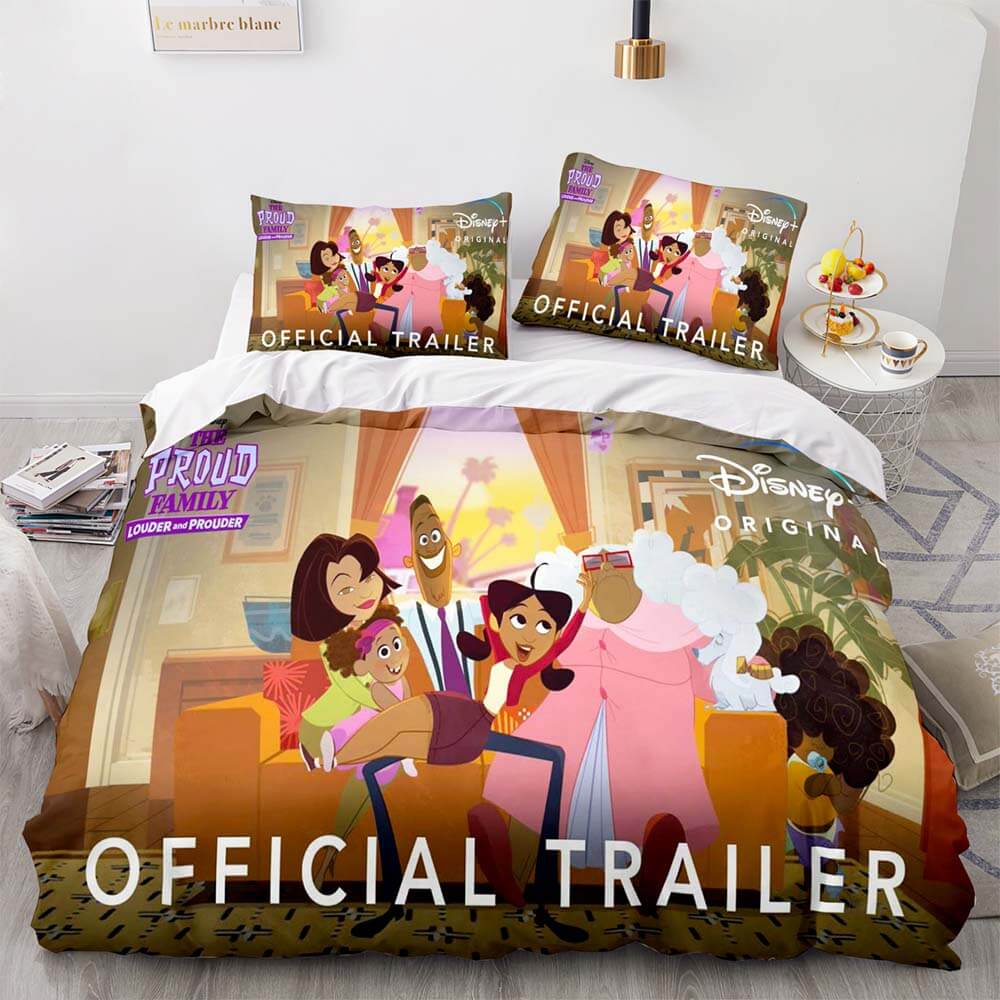 Disney The Proud Family Bedding Set Quilt Duvet Cover Bedding Sets (Online Order Only)