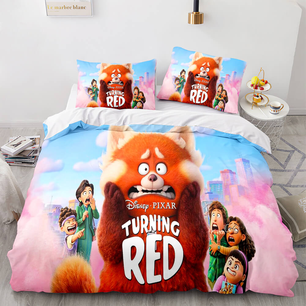 Disney Turning Red 2022 Bedding Set Quilt Duvet Cover Bedding Sets (Online Order Only)
