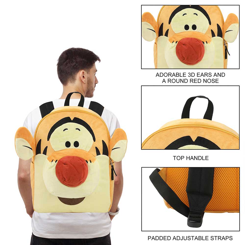 Disney Winnie The Pooh 3D Big Face Backpack (Online Order Only)