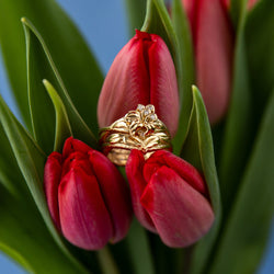 Disney X RockLove DISNEY TANGLED Rapunzel Sundrop Flower Stacker Rings (ONLINE ORDER ONLY)