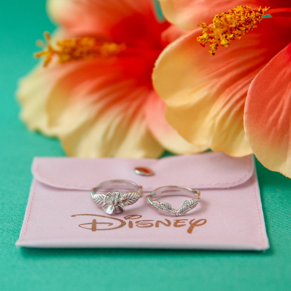 Disney X RockLove DISNEY MOANA Moana Hibiscus Stacker Rings (ONLINE ORDER ONLY)