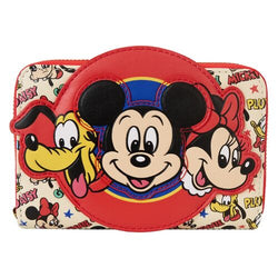 Disney Classic Mickey Mouse & Friends Cutout Wallet by Loungefly (Online Order Only)