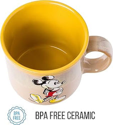 Disney Classic Vintage Mickey Mouse Sketch Ceramic Camper Mug (ONLINE ORDER ONLY)