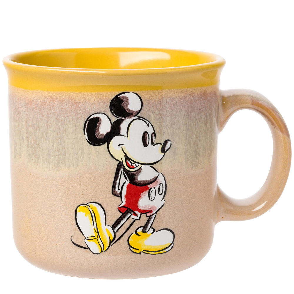 Disney Classic Vintage Mickey Mouse Sketch Ceramic Camper Mug (ONLINE ORDER ONLY)
