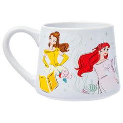 Disney Princess Icon Sparkle Line Up Tapered Pottery Mug (ONLINE ORDER ONLY)