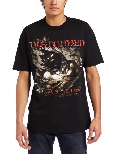 Men'S Disturbed Asylum Shred Men'S T-Shirt, Black, Large [T-Shirt] (ONLINE ORDER ONLY)