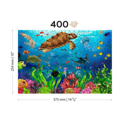 Diving Paradise 400 Piece Wood Jigsaw Puzzle Wooden City (ONLINE ORDER ONLY)
