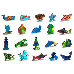 Diving Paradise 400 Piece Wood Jigsaw Puzzle Wooden City (ONLINE ORDER ONLY)