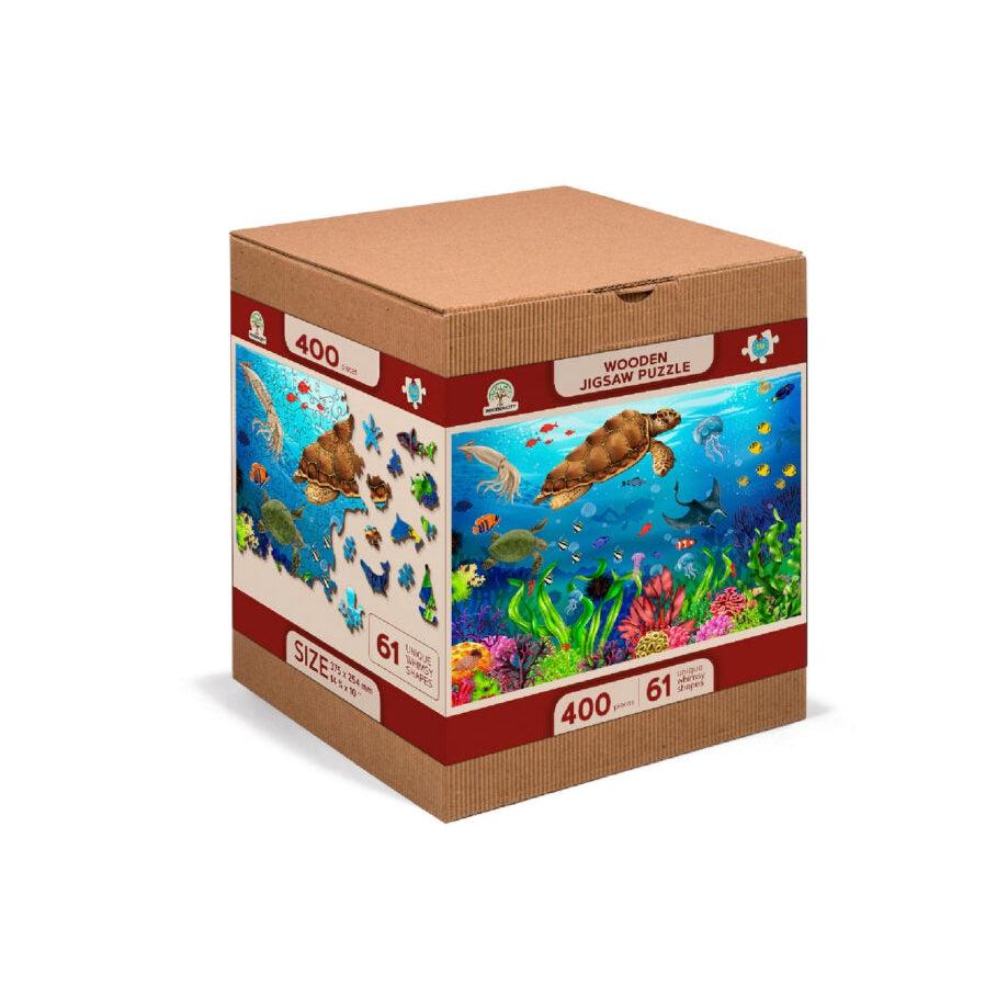 Diving Paradise 400 Piece Wood Jigsaw Puzzle Wooden City (ONLINE ORDER ONLY)