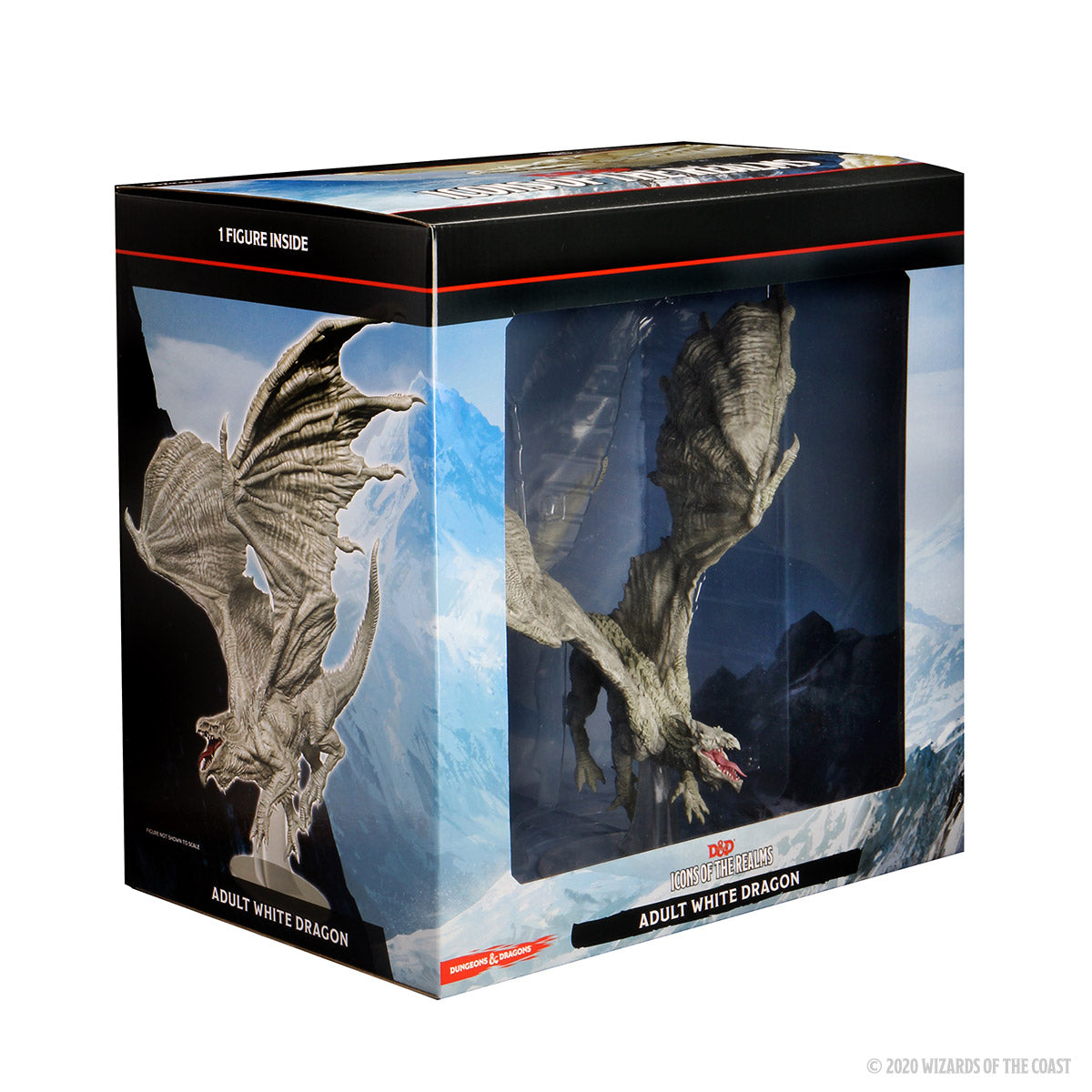 D&D: Icons of the Realms - Adult White Dragon Premium Figure (ONLINE ORDER ONLY)