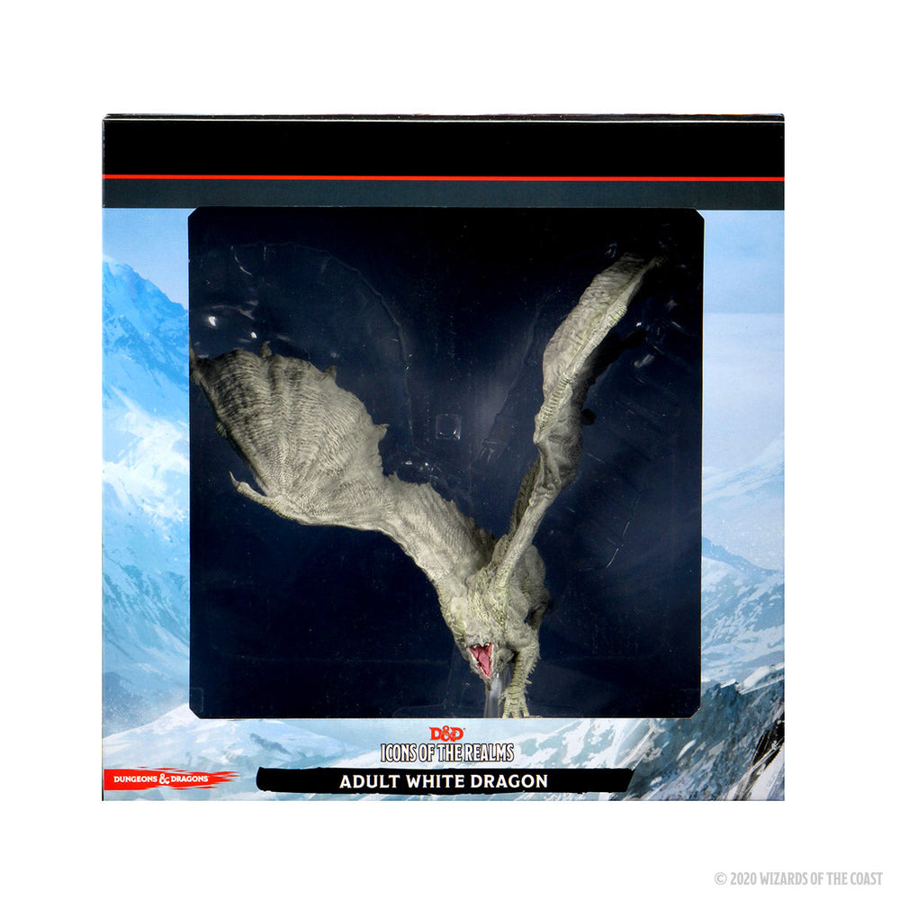 D&D: Icons of the Realms - Adult White Dragon Premium Figure (ONLINE ORDER ONLY)