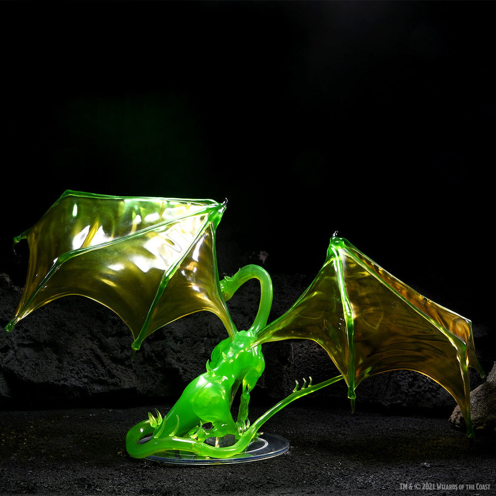 D&D: Icons of the Realms - Adult Emerald Dragon Premium Figure (ONLINE ORDER ONLY)