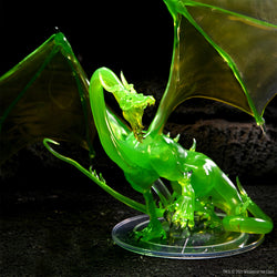 D&D: Icons of the Realms - Adult Emerald Dragon Premium Figure (ONLINE ORDER ONLY)