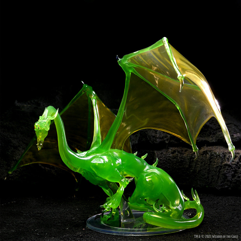 D&D: Icons of the Realms - Adult Emerald Dragon Premium Figure (ONLINE ORDER ONLY)