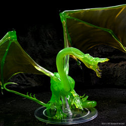 D&D: Icons of the Realms - Adult Emerald Dragon Premium Figure (ONLINE ORDER ONLY)