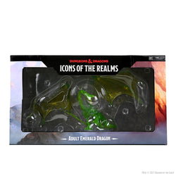 D&D: Icons of the Realms - Adult Emerald Dragon Premium Figure (ONLINE ORDER ONLY)