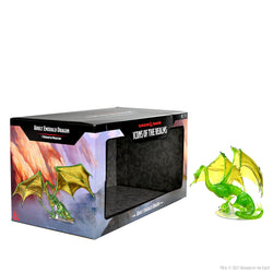 D&D: Icons of the Realms - Adult Emerald Dragon Premium Figure (ONLINE ORDER ONLY)