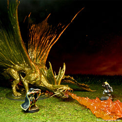 D&D: Icons of the Realms - Adult Gold Dragon Premium Figure (ONLINE ORDER ONLY)