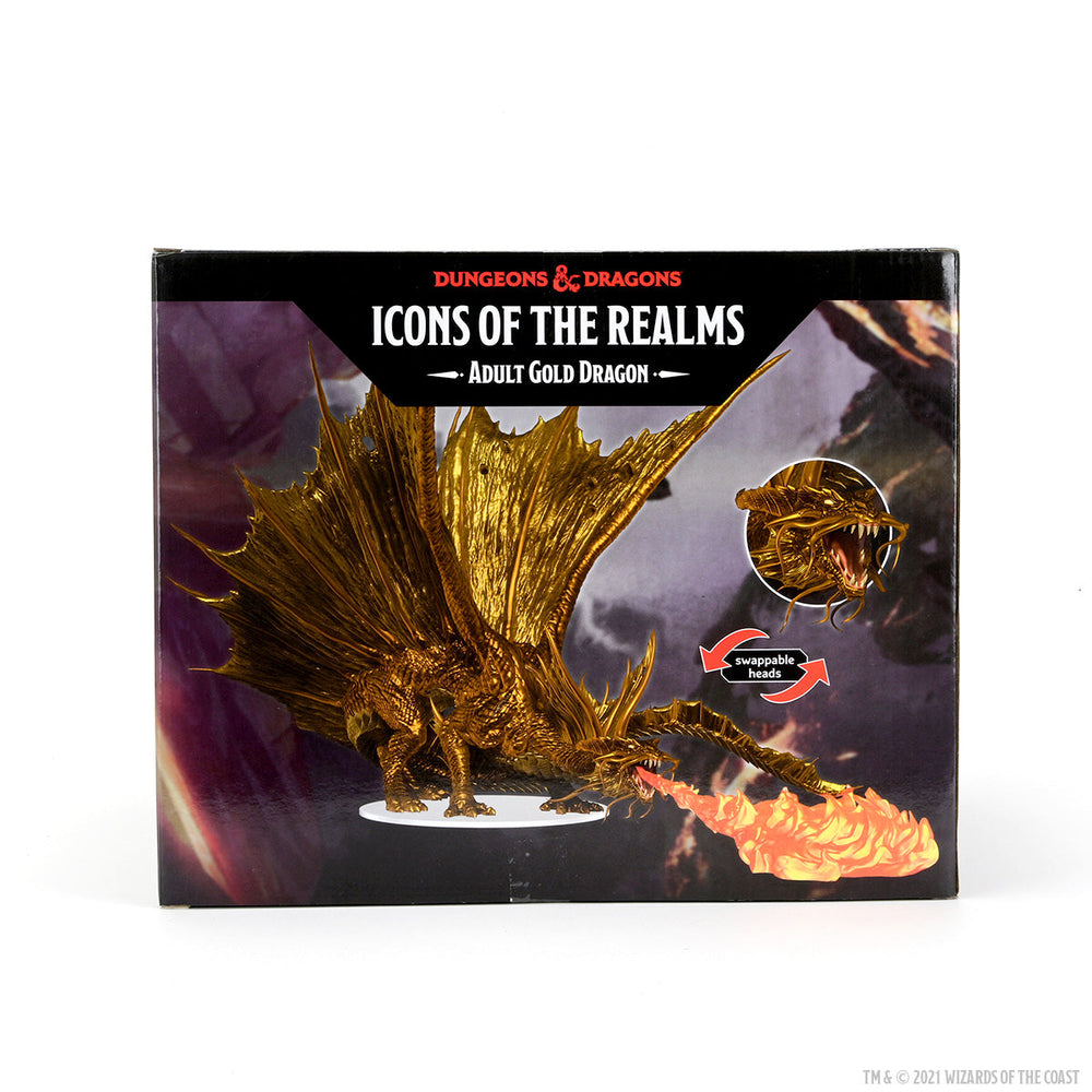 D&D: Icons of the Realms - Adult Gold Dragon Premium Figure (ONLINE ORDER ONLY)