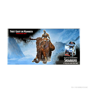 D&D: Icons of the Realms - Snowbound: Frost Giant and Mammoth (Premium Set) (ONLINE ORDER ONLY)