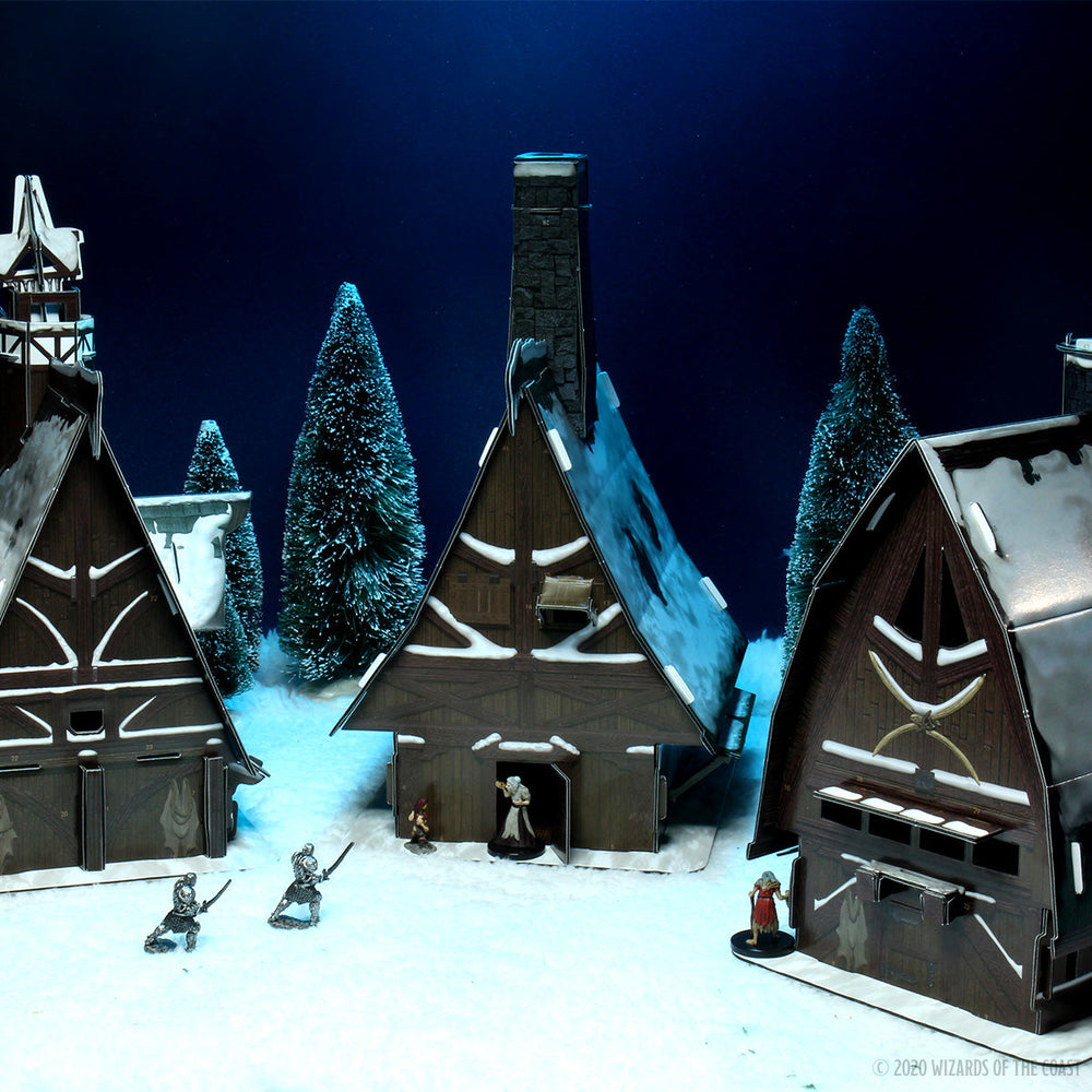 D&D: Icons of the Realms - Icewind Dale: Rime of the Frostmaiden - Ten Towns Papercraft Set (ONLINE ORDER ONLY)