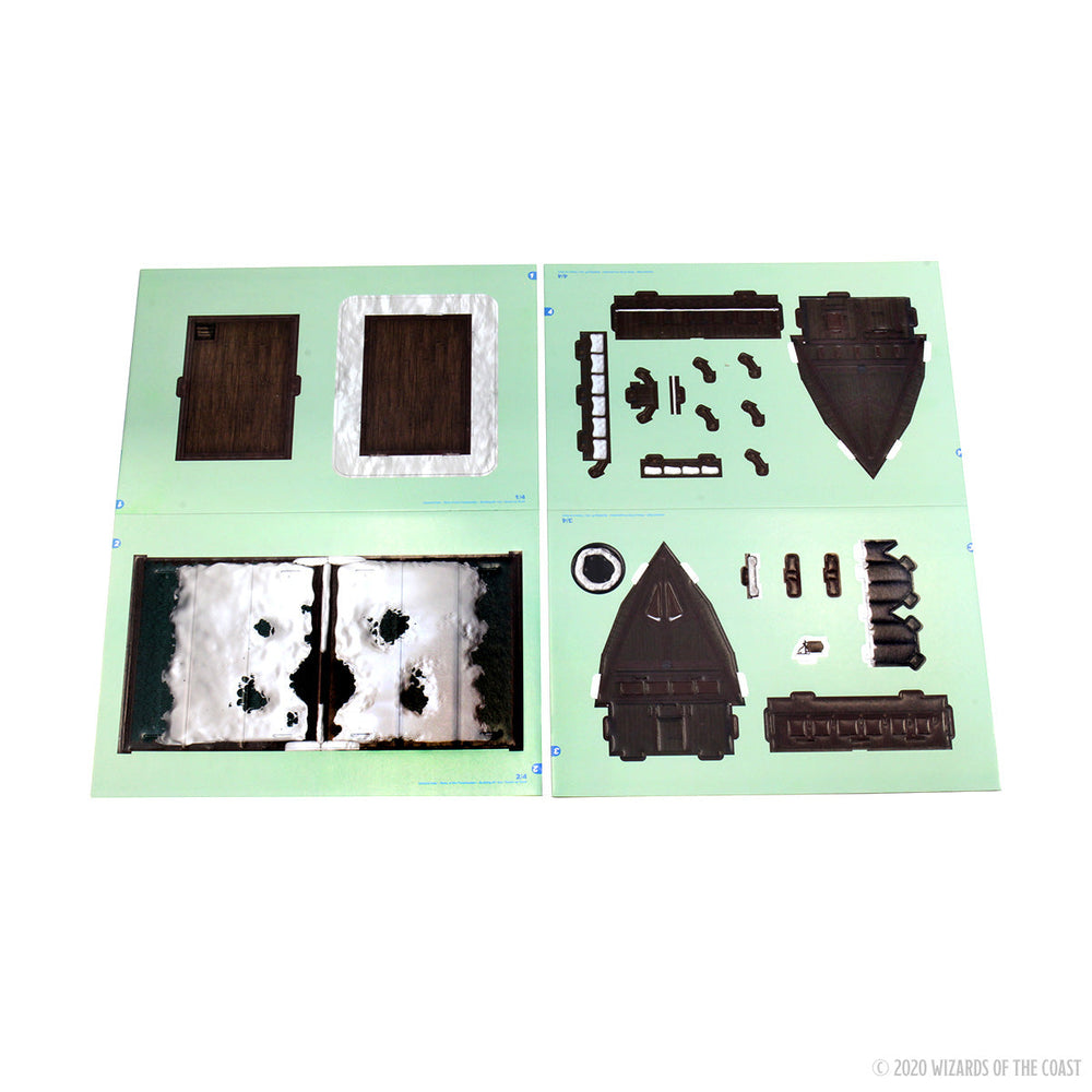 D&D: Icons of the Realms - Icewind Dale: Rime of the Frostmaiden - Ten Towns Papercraft Set (ONLINE ORDER ONLY)