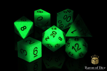 Blue Water Sharp Edge RPG Dice Set | 7 Pieces