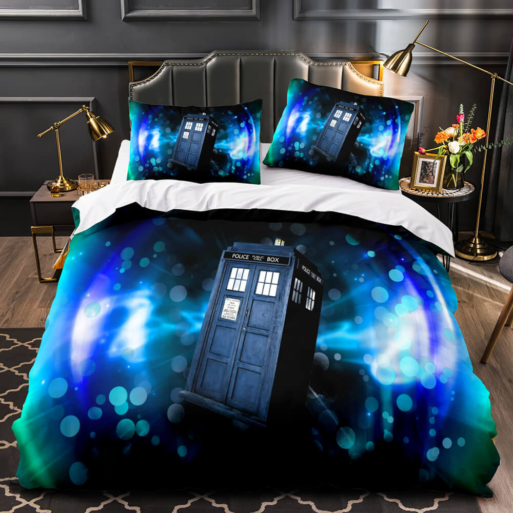 Doctor Who Bedding Set Pattern Quilt Cover Without Filler (Online Order Only)