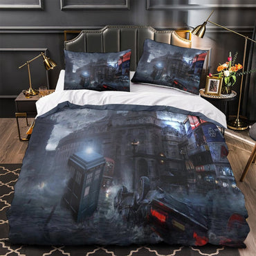Doctor Who Bedding Set Pattern Quilt Cover Without Filler (Online Order Only)