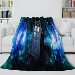 Doctor Who Blanket Flannel Fleece Throw Room Decoration (Online Order Only)