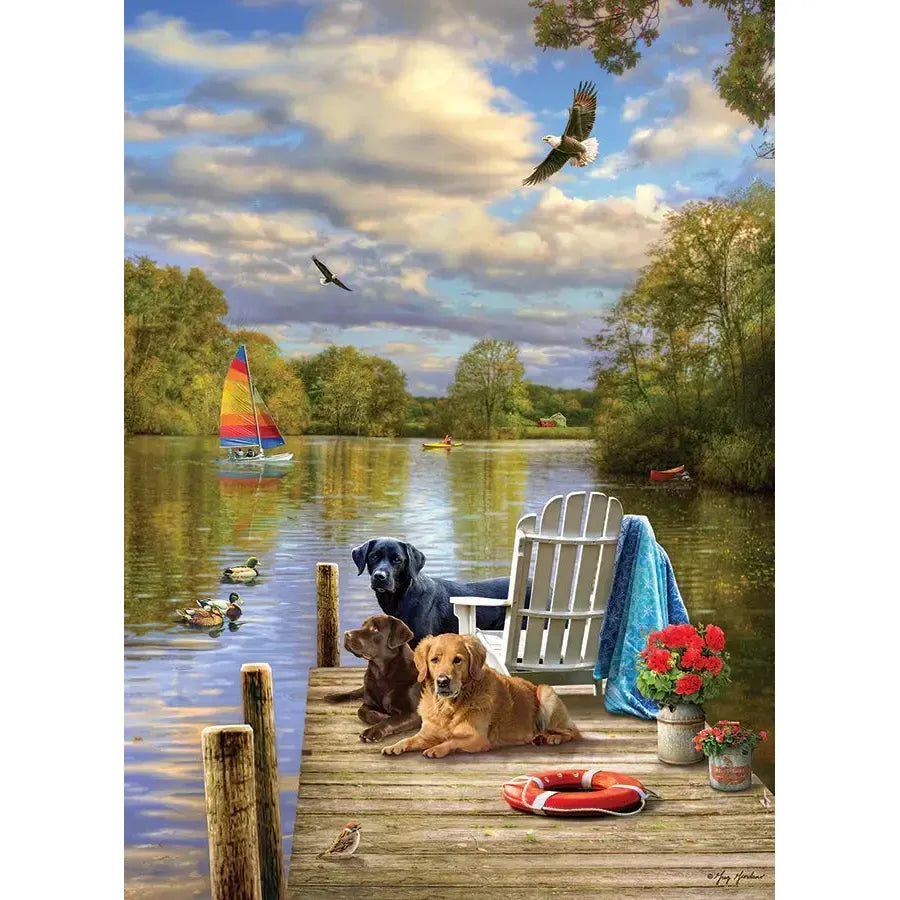 Dog Day Afternoon 1000 Piece Jigsaw Puzzle Cobble Hill (ONLINE ORDER ONLY)