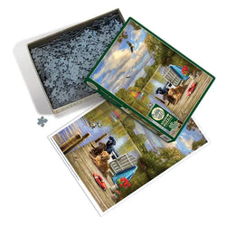 Dog Day Afternoon 1000 Piece Jigsaw Puzzle Cobble Hill (ONLINE ORDER ONLY)