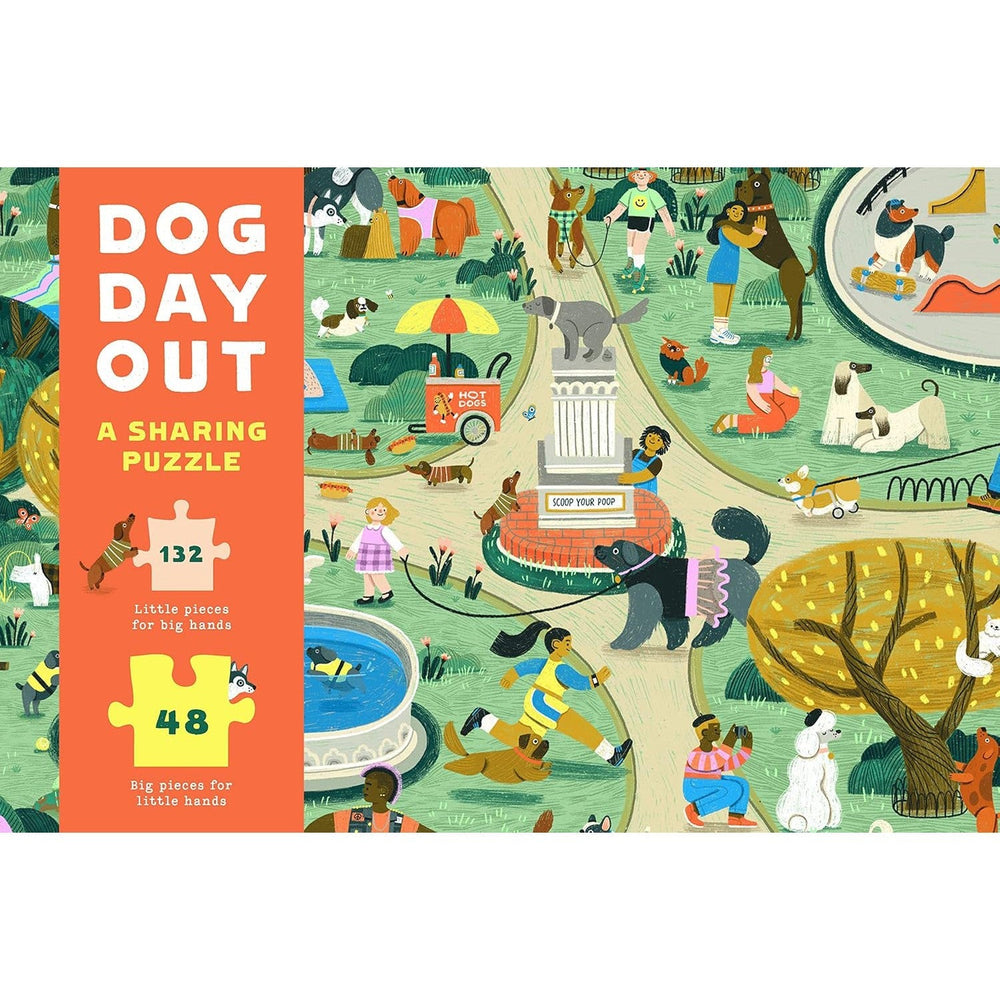 Dog Day Out 180 Piece Sharing Jigsaw Puzzle Laurence King (ONLINE ORDER ONLY)