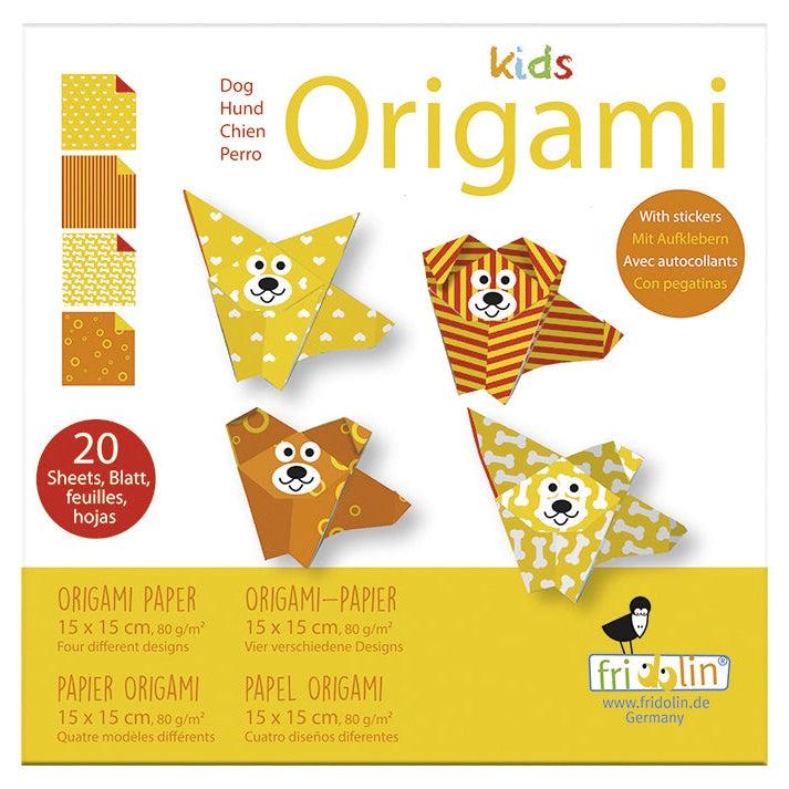 Dog Kids Origami Kit Fridolin (ONLINE ORDER ONLY)