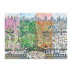 Dog Park in Four Seasons 1000 Piece Jigsaw Puzzle Galison (ONLINE ORDER ONLY)