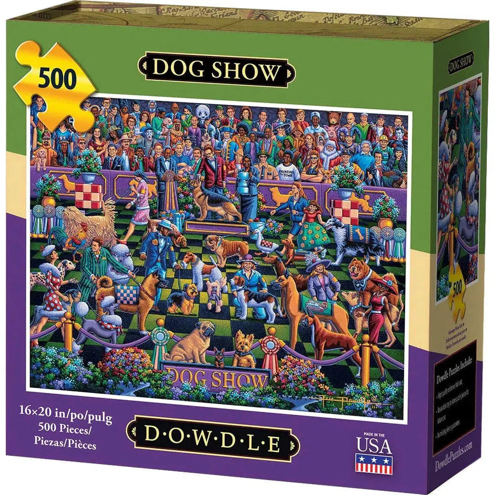 Dog Show 500 Piece Jigsaw Puzzle Dowdle (ONLINE ORDER ONLY)