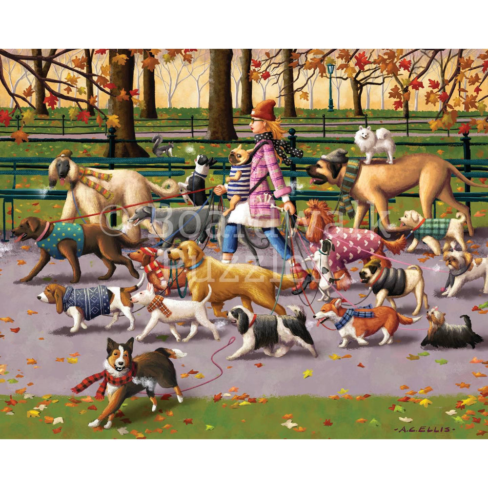 Dog Walker 210 Piece Jigsaw Puzzle Boardwalk (ONLINE ORDER ONLY)