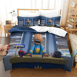 Dog Man Bedding Set Quilt Cover Without Filler (Online Order Only)