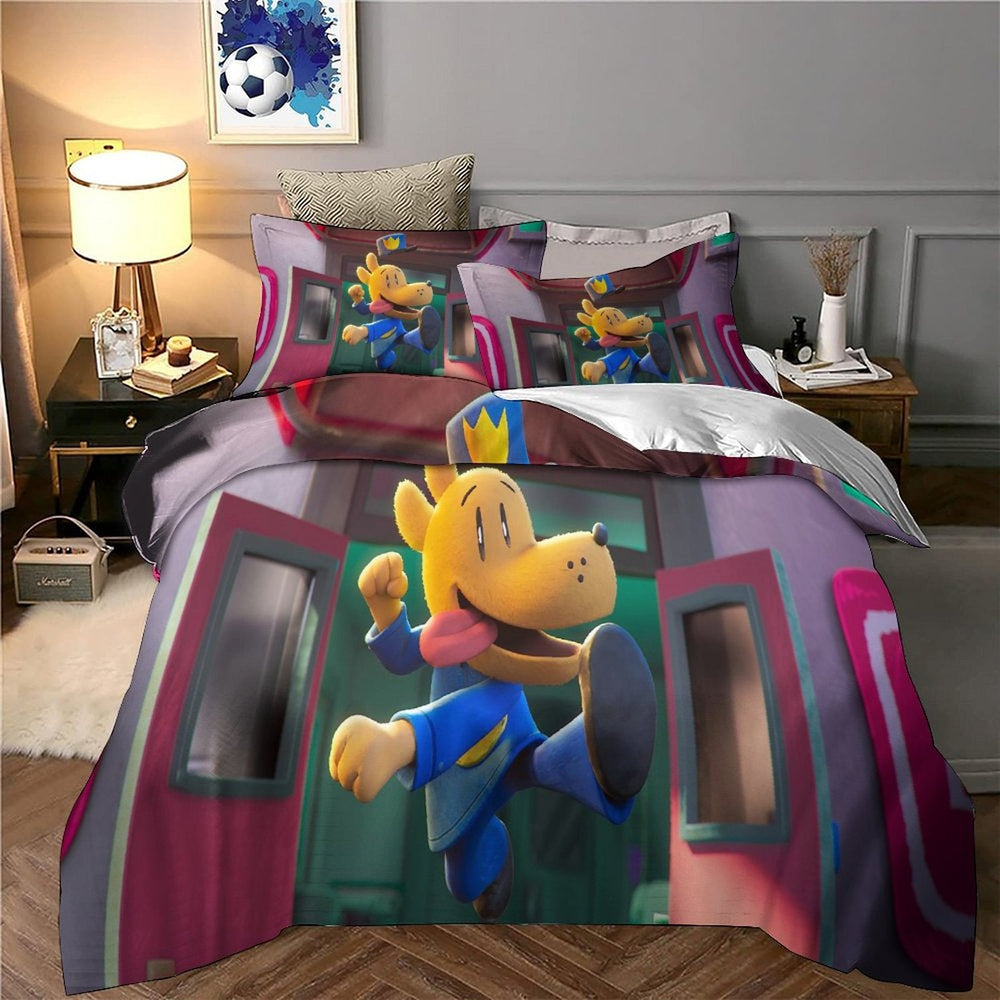 Dog Man Bedding Set Quilt Cover Without Filler (Online Order Only)