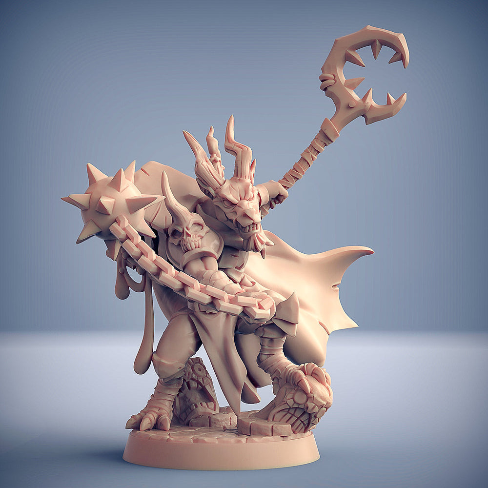 3D Printed Artisan Guild Doggoz the Cagemaster Plague Mine Kobolds 28mm 32mm (Online Only)