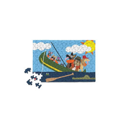 Dogs in Canoe 150 Piece Mini Jigsaw Puzzle Micro Puzzles (ONLINE ORDER ONLY)