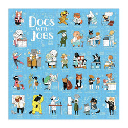 Dogs with Jobs 500 Piece Jigsaw Puzzle Galison (ONLINE ORDER ONLY)